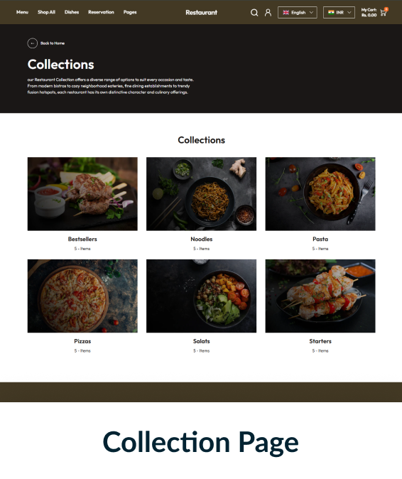 Restaurant-x Shopify Theme