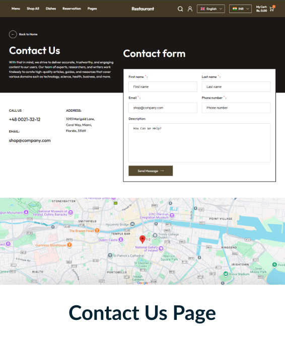 Restaurant-x Shopify Theme