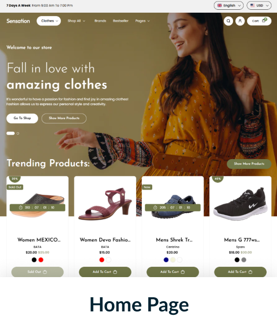 Sensation Shopify Theme