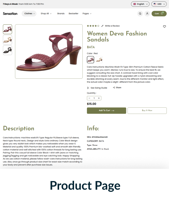Sensation Shopify Theme