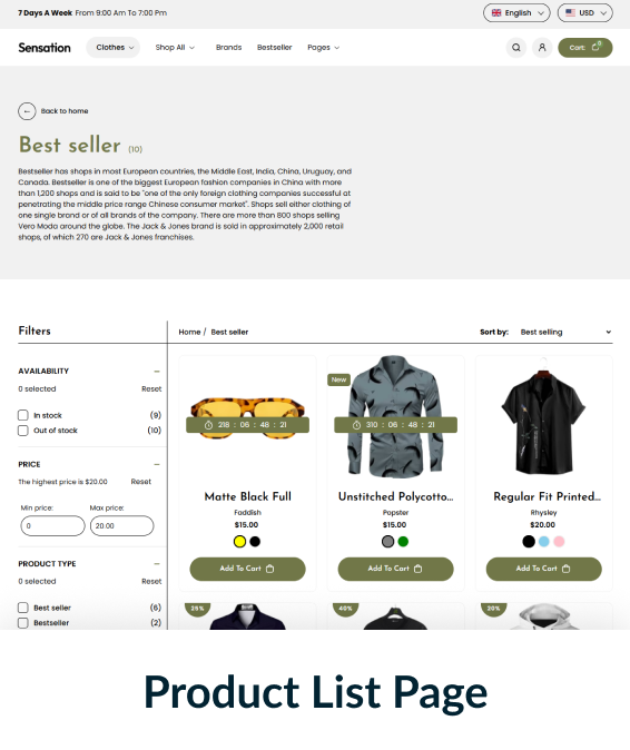 Sensation Shopify Theme