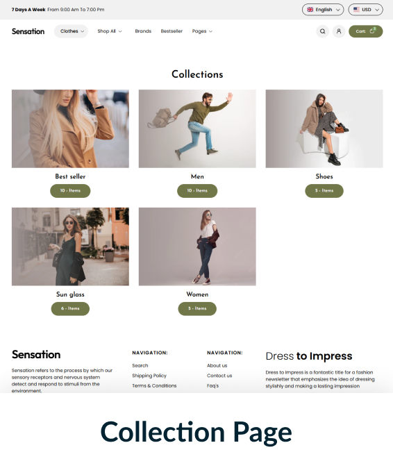 Sensation Shopify Theme