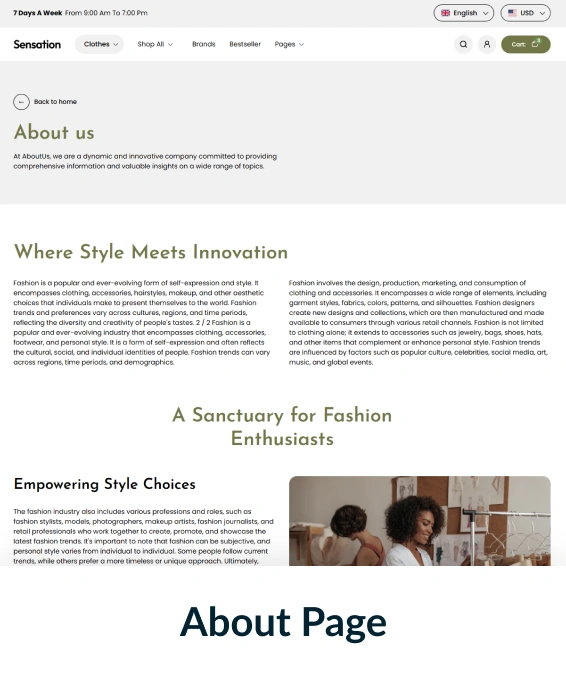 Sensation Shopify Theme