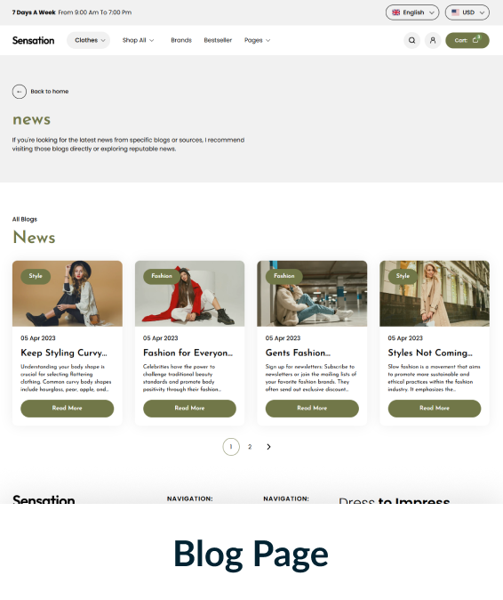 Sensation Shopify Theme
