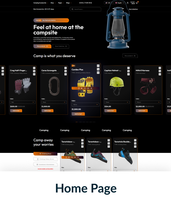 Sheltering Shopify Theme
