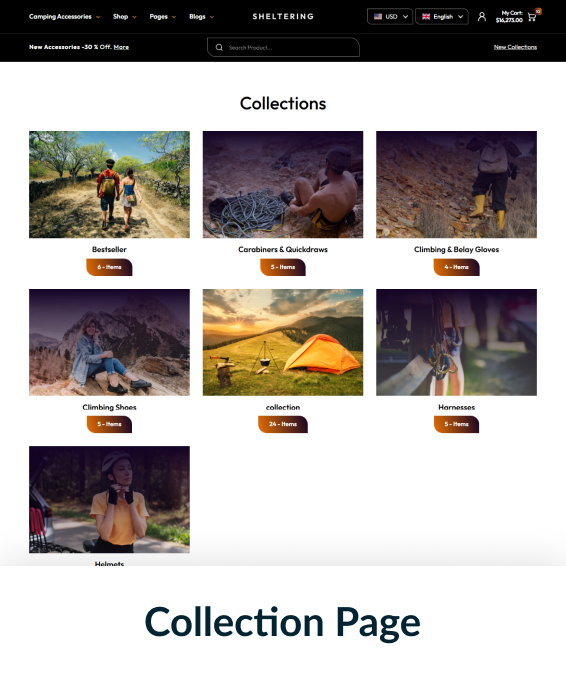 Sheltering Shopify Theme