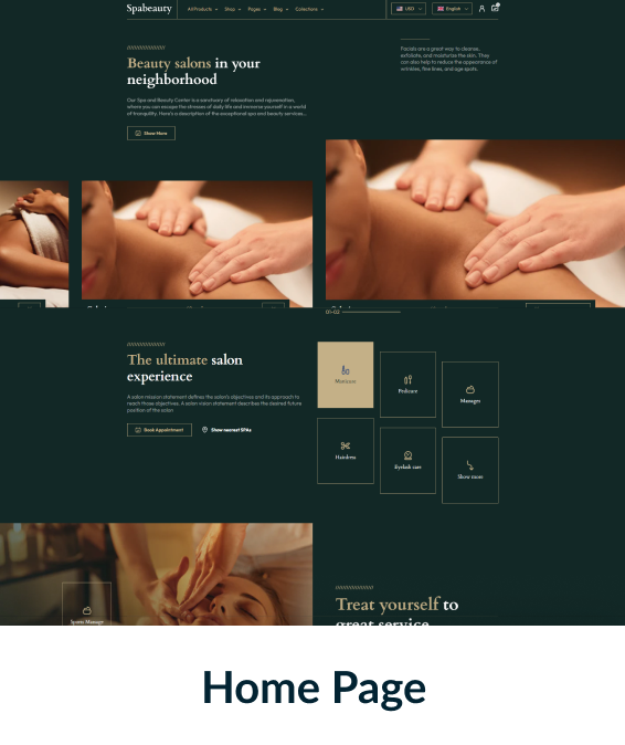 Spa & Beauty Shopify Theme