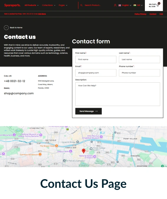 Spareparts Shopify Theme