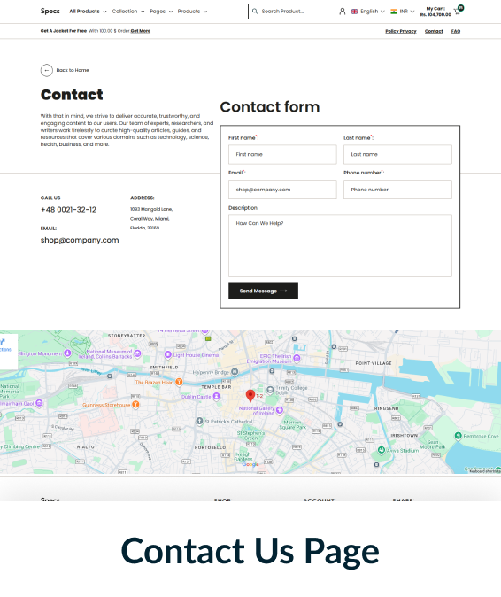 Specs Shopify Theme