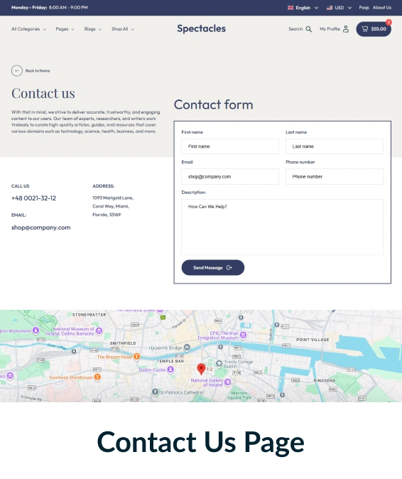 Spectacles Shopify Theme