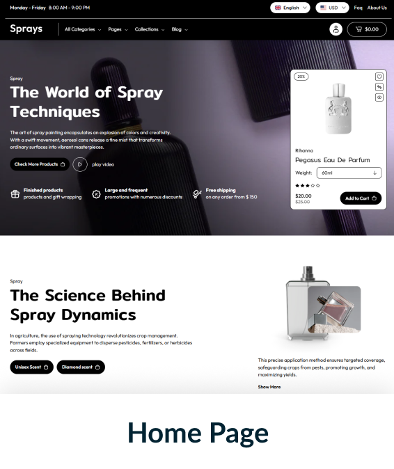 Sprays Shopify Theme