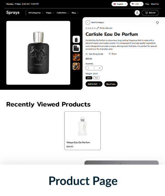 Sprays Shopify Theme