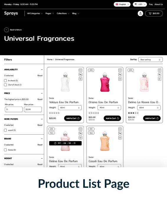 Sprays Shopify Theme