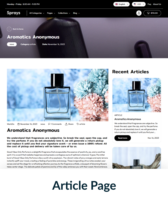 Sprays Shopify Theme
