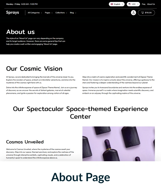 Sprays Shopify Theme