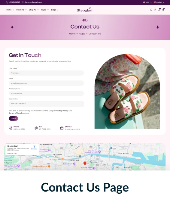 Stepglam Shopify Theme