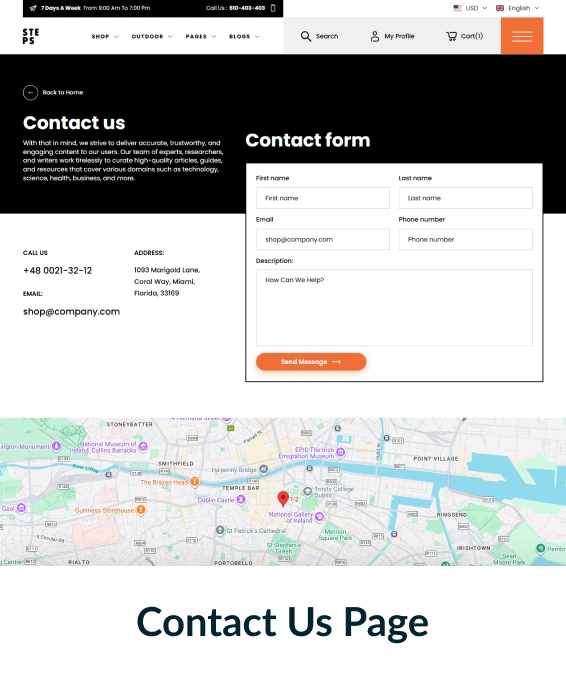 Steps Shopify Theme