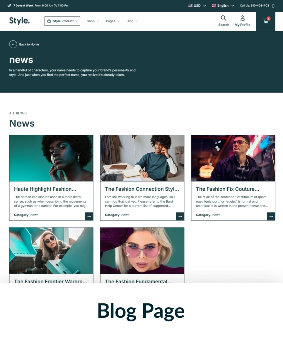 Style Shopify Theme