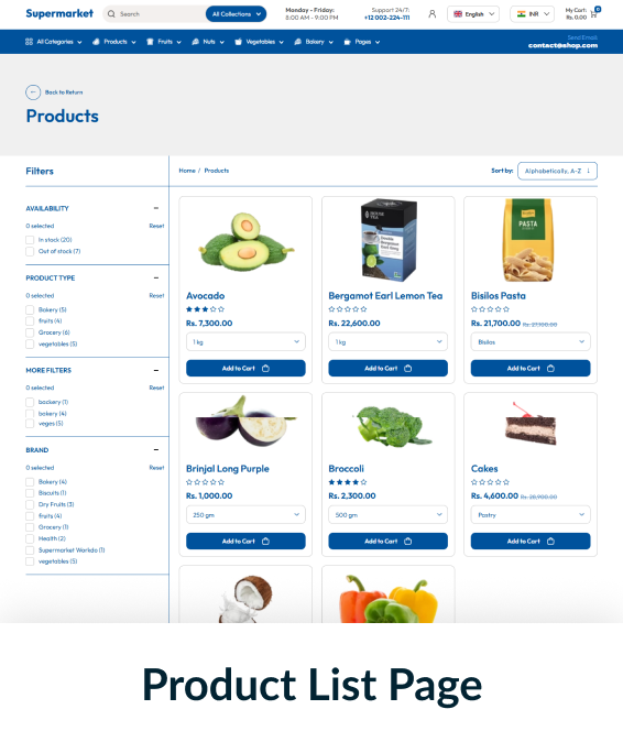 Supermarket Shopify Theme