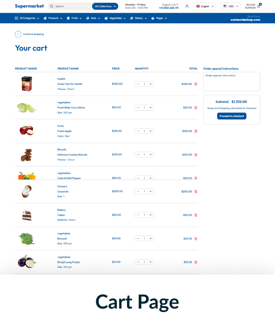 Supermarket Shopify Theme