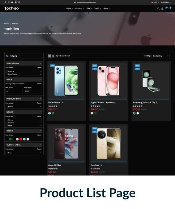 Techno Shopify Theme