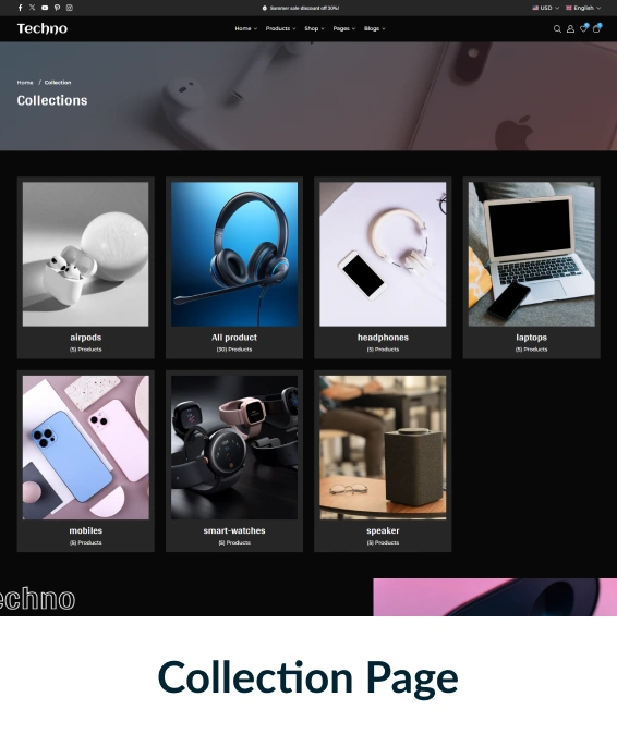Techno Shopify Theme