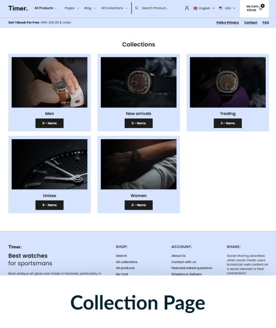 Timer Shopify Theme