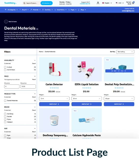 Toothfairy Shopify Theme