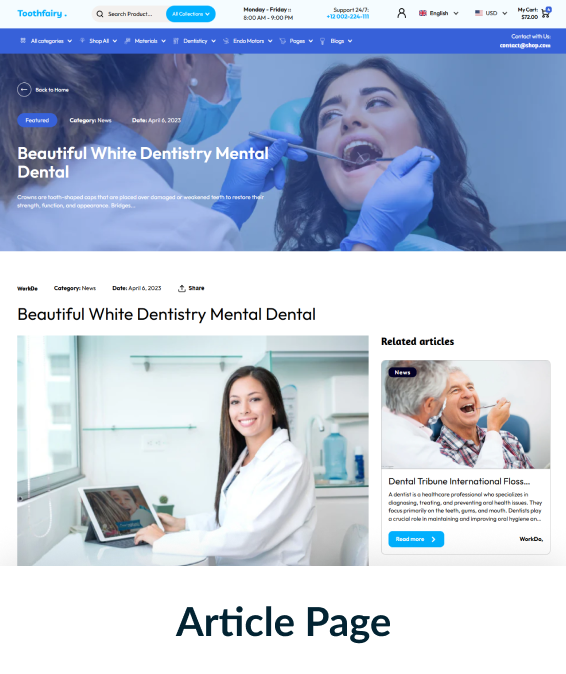 Toothfairy Shopify Theme