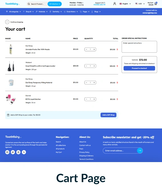 Toothfairy Shopify Theme