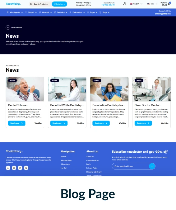 Toothfairy Shopify Theme