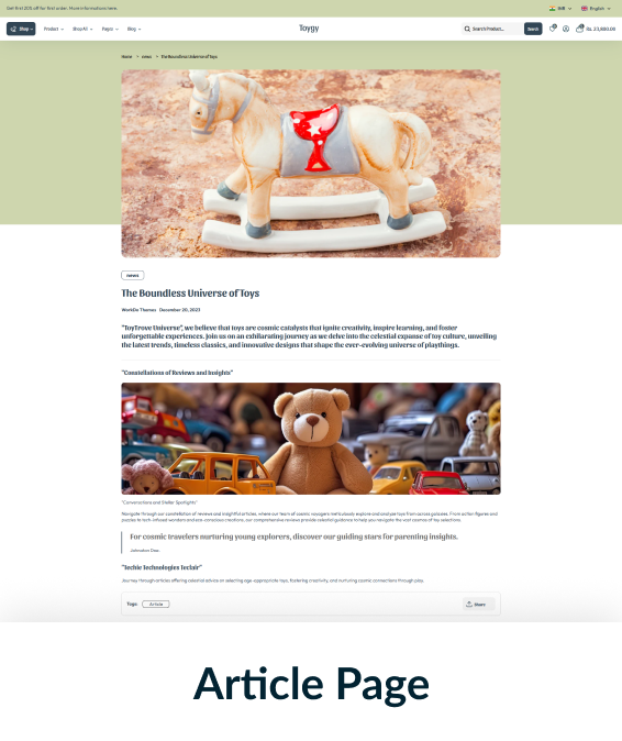 Toygy Shopify Theme