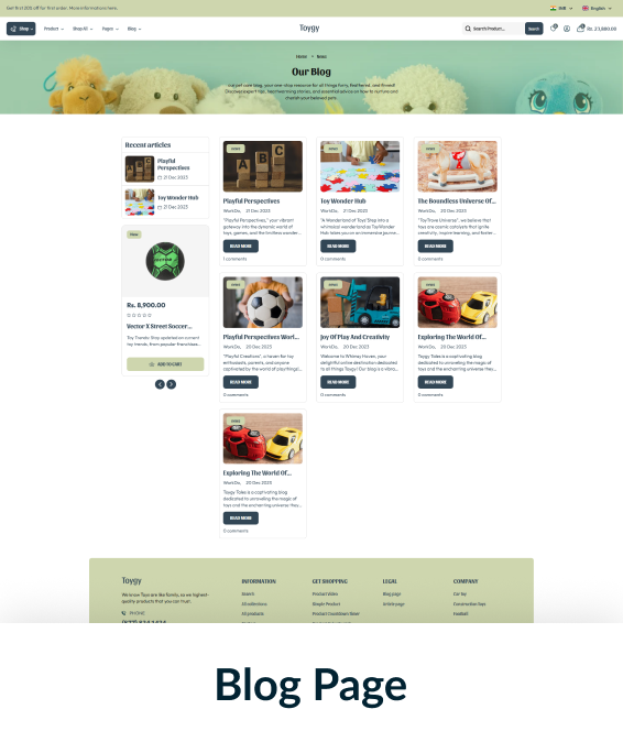 Toygy Shopify Theme