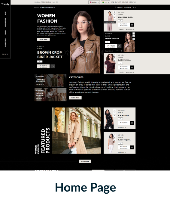 Trendy Shopify Theme