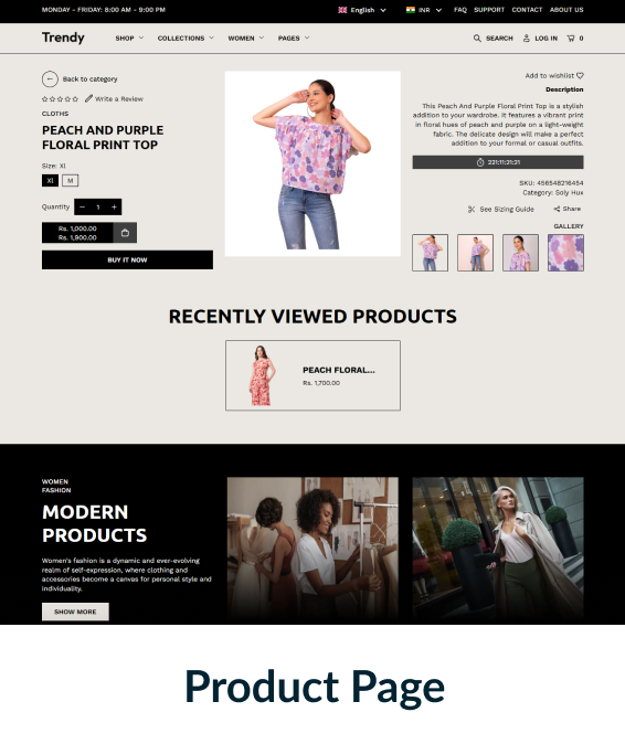 Trendy Shopify Theme