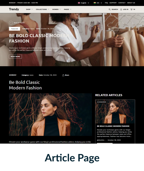 Trendy Shopify Theme