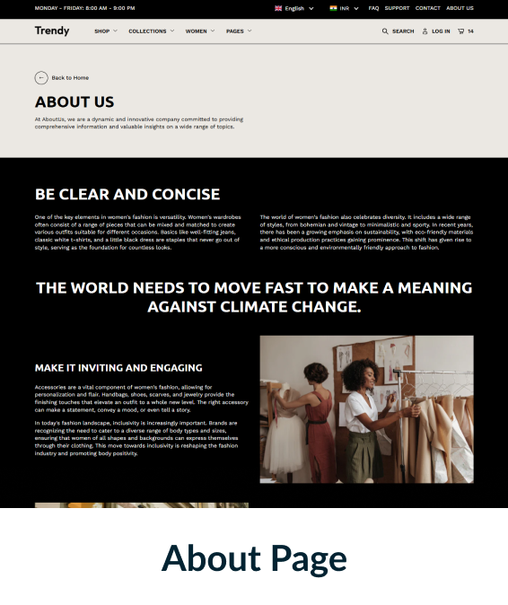 Trendy Shopify Theme