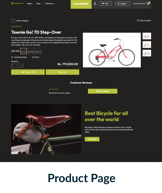 Two Wheeler Shopify Theme