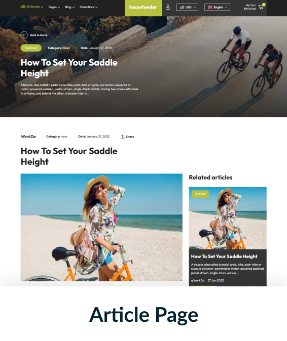 Two Wheeler Shopify Theme