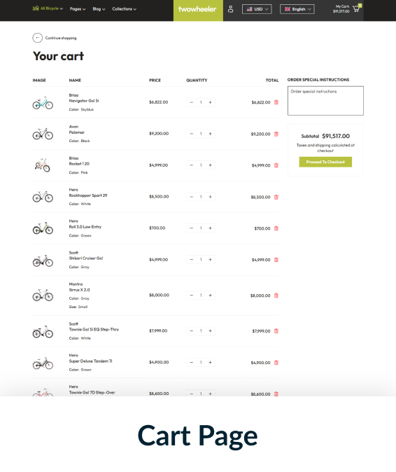 Two Wheeler Shopify Theme
