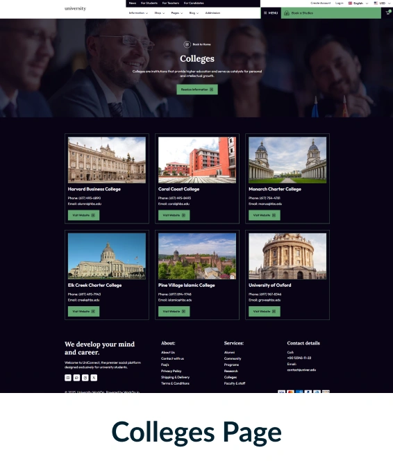 University Shopify Theme