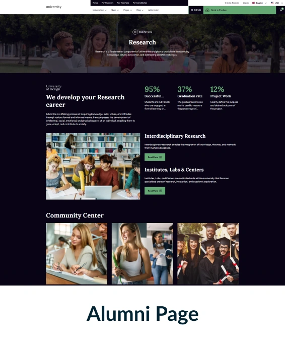 University Shopify Theme
