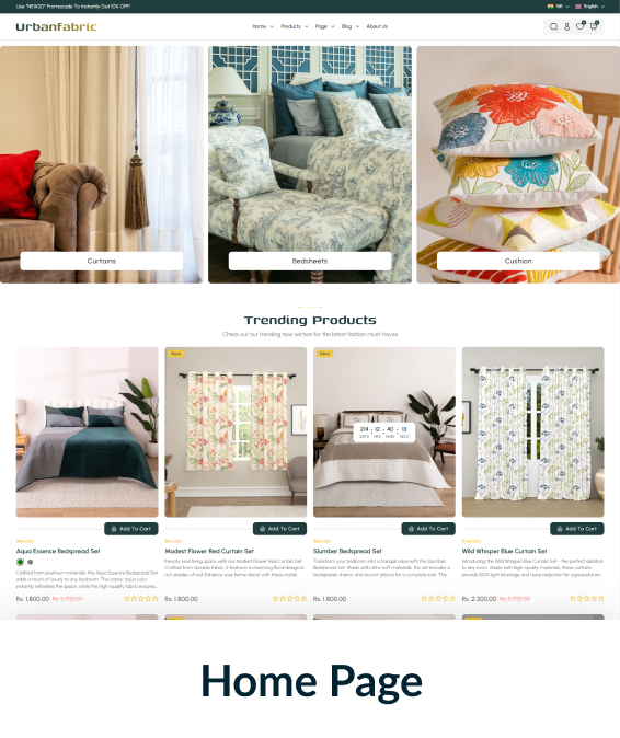 Urbanfabric Shopify Theme
