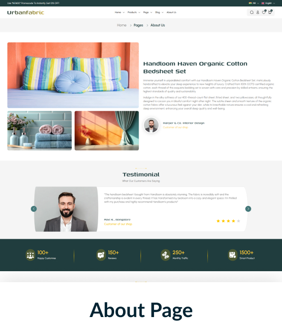 Urbanfabric Shopify Theme