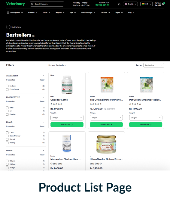 Veterinary Shopify Theme
