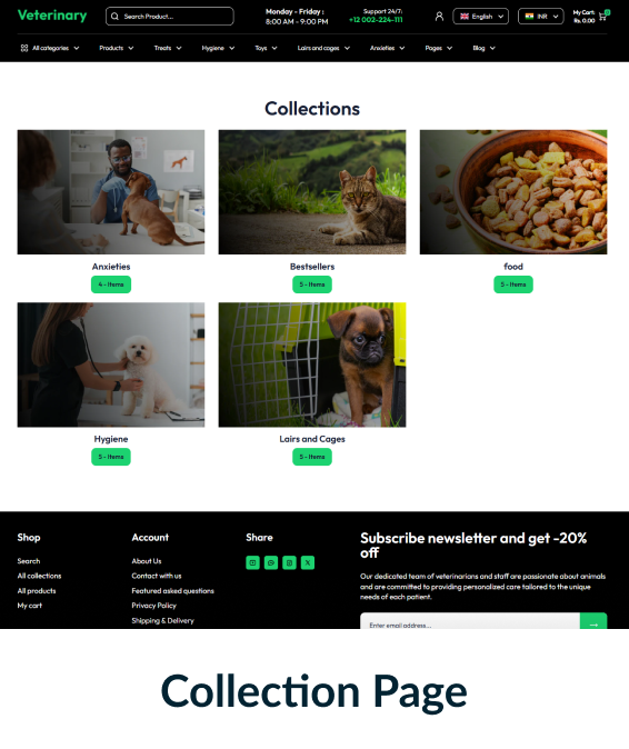 Veterinary Shopify Theme
