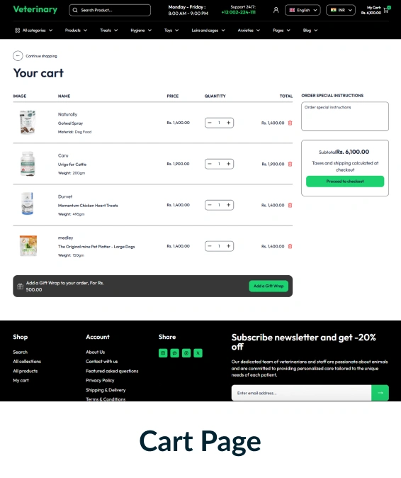 Veterinary Shopify Theme