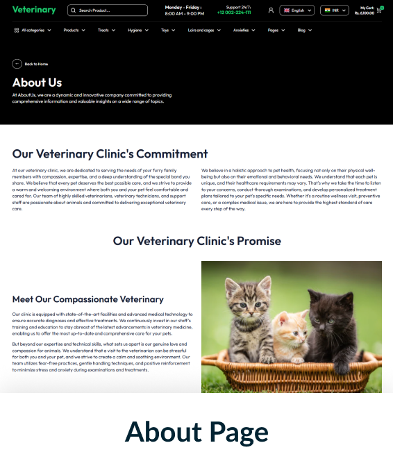 Veterinary Shopify Theme