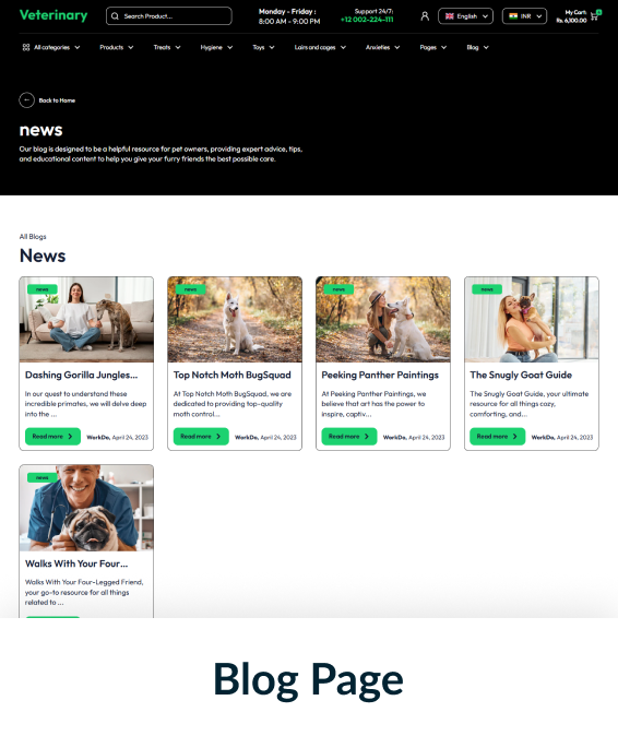 Veterinary Shopify Theme