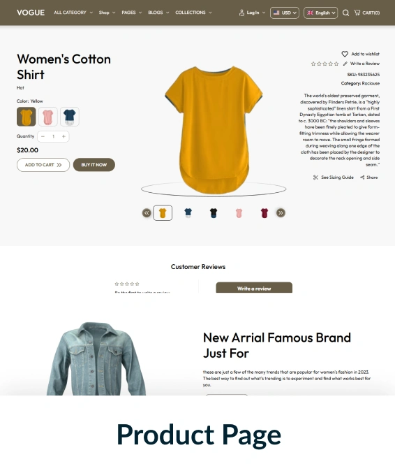 Vogue Shopify Theme